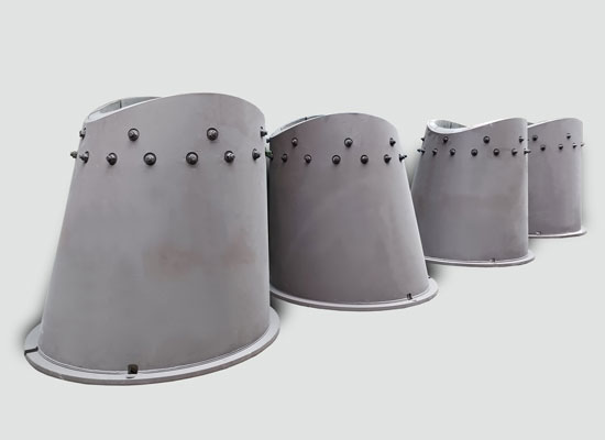 钢铁厂偏疼溜槽