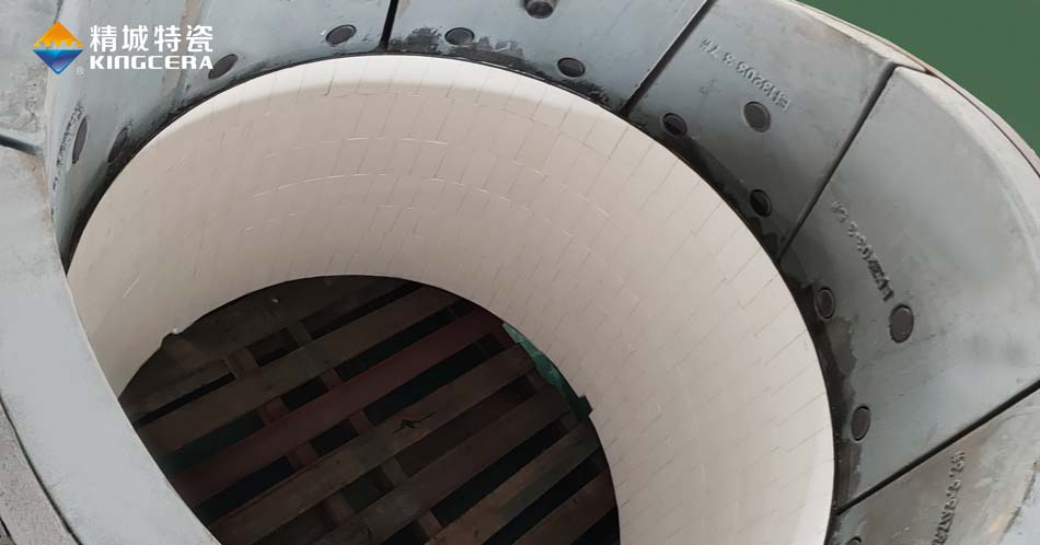 陶瓷内衬偏疼溜槽