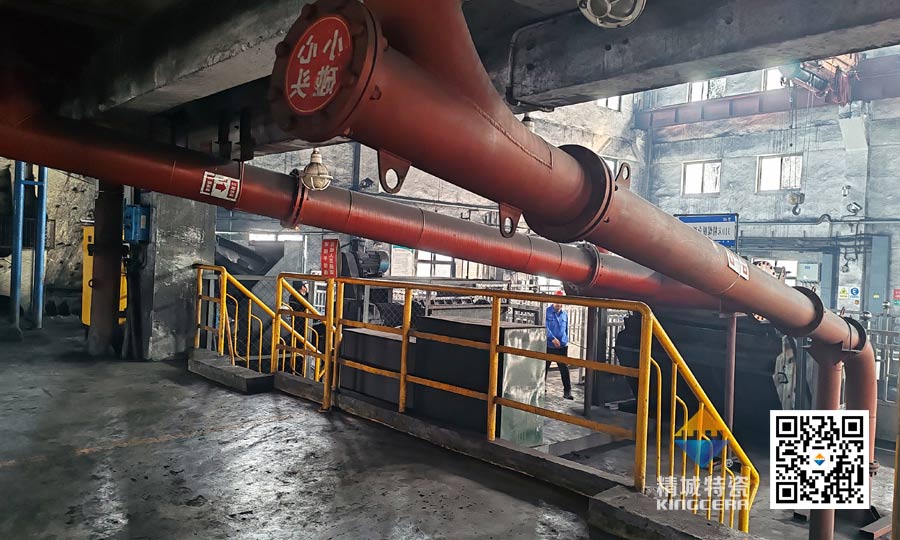 洗煤厂钢衬耐磨陶瓷管路