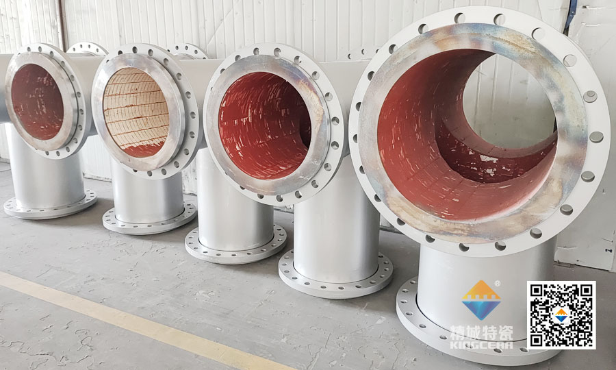 湖南888集团耐磨陶瓷内衬三通管路