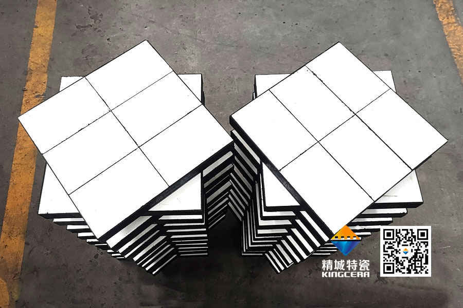 888集团ZTA陶瓷橡胶复合衬板