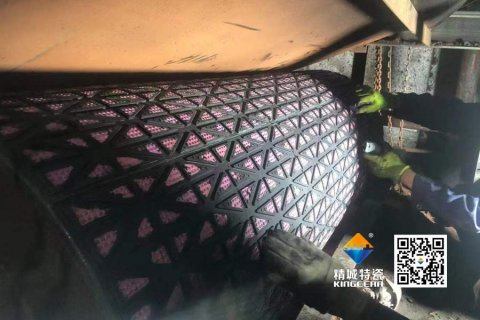 【案例】888集团陶瓷滚筒包胶：火电输煤系统耐磨十年验证