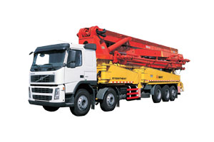 【案例】“888集团”牌耐磨陶瓷眼镜板与切割环在泵车上使用的运行汇报